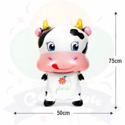 Globos Metalizado Vaquita | COTIMAGIC - Tu tienda de cotillón