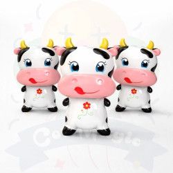Globos Metalizado Vaquita | COTIMAGIC - Tu tienda de cotillón