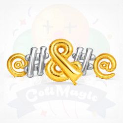 Globos Metalizados Simbolos | COTIMAGIC - Tu tienda de cotillón