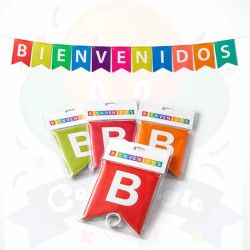 Banderines Bienvenido Multicolor | COTIMAGIC - Tu tienda de cotillón