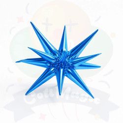 GLOBO ESTRELLA 3D - AZUL