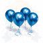 GLOBOS CHROME GLOBBY - AZUL