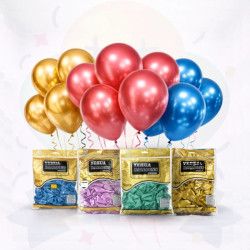 Globos Cromados 10" YEHUA | COTIMAGIC - Tu tienda de cotillón