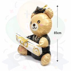 Globo Oso Graduado 35" | COTIMAGIC - Tu tienda de cotillón