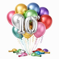 GLOBOS CHROME 10"