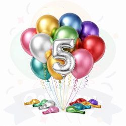 GLOBOS CHROME 5"