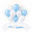 Globos Latex Albiceleste x 50u. | COTIMAGIC - Tu tienda de cotillón