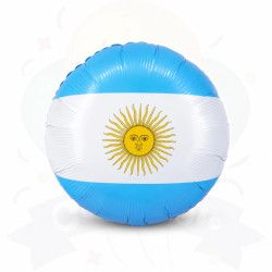 Globos Redondos Bandera Argentina  | COTIMAGIC - Tu tienda de cotillón
