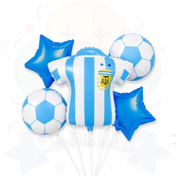 Set Globos Argentina x 5u. | COTIMAGIC - Tu tienda de cotillón