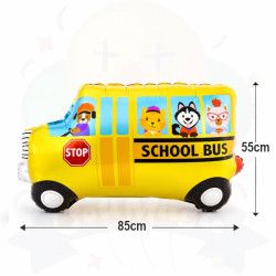 Globos Metalizados Autobús Escolar | COTIMAGIC - Tu tienda de cotillón