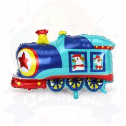 Globos Metalizados Tren | COTIMAGIC - Tu tienda de cotillón