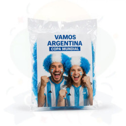 Peluca Payaso Albiceleste | COTIMAGIC - Tu tienda de cotillón