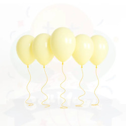 GLOBO PASTEL 10" - AMARILLO
