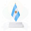 Banderin de Argentina | COTIMAGIC - Tu tienda de cotillón
