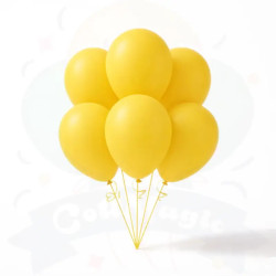 GLOBO COMUN 9" - AMARILLO
