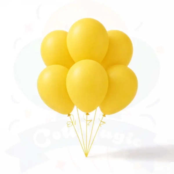 GLOBO COMUN 9" - AMARILLO