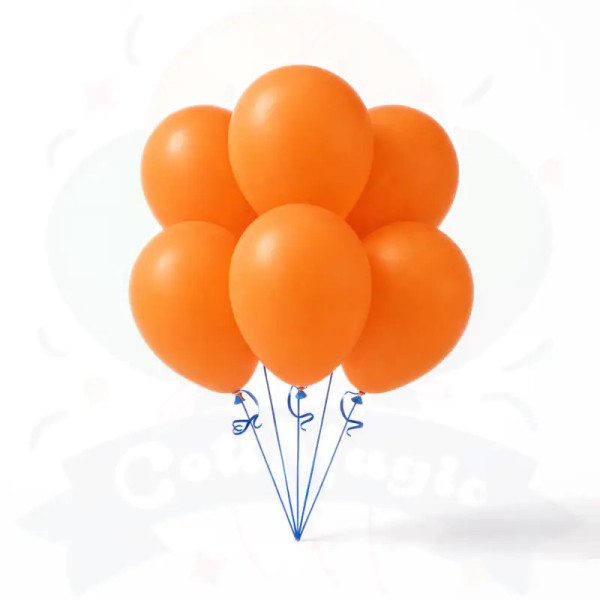 GLOBO COMUN 9" - NARANJA