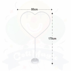 Soporte Globos Aro Corazón | COTIMAGIC - Tu tienda de cotillón