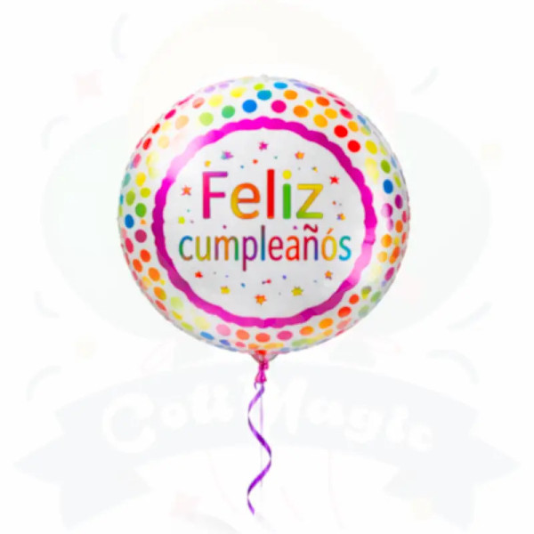 GLOBOS "FELIZ CUMPLEAÑOS" | COTIMAGIC - Tu tienda de cotillón