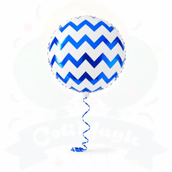 GLOBO ZIGZAG - AZUL