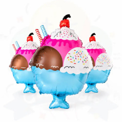 GLOBO COPA DE  HELADO