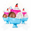 GLOBO COPA DE  HELADO