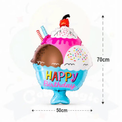 Globos Copas De Helado | COTIMAGIC - Tu tienda de cotillón