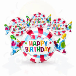 Globos Caramelos Happy | COTIMAGIC - Tu tienda de cotillón