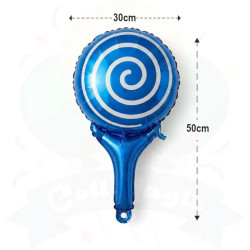 GLOBO PALETA LOLIPOP - AZUL