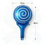GLOBO PALETA LOLIPOP - AZUL