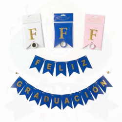 BANDERINES "FELIZ GRADUACION"