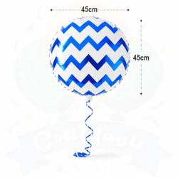 GLOBO ZIGZAG - AZUL