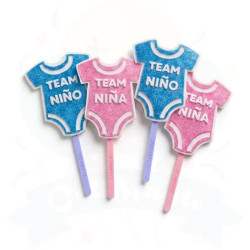 TOPPERS  "TEAM NIÑA/NIÑO"
