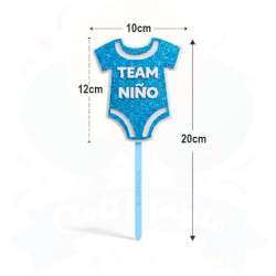 TOPPER  "TEAM NIÑO"