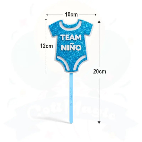 TOPPER  "TEAM NIÑO"