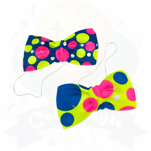 Moño Estampado Fluo | COTIMAGIC - Tu tienda de cotillón