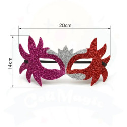 Antifaces Carioca Brillantes | COTIMAGIC - Tu tienda de cotillón