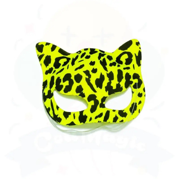 ANTIFAZ ANIMAL PRINT FLUO - AMARILLO