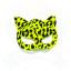 ANTIFAZ ANIMAL PRINT FLUO - AMARILLO