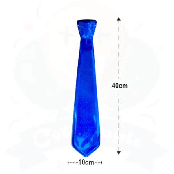 CORBATA HOLOGRAFICA - AZUL