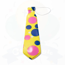 Corbatas Plasticas Fluo Estampadas | COTIMAGIC - Tu tienda de cotillón