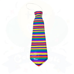 Corbatas Plasticas Fluo Estampadas | COTIMAGIC - Tu tienda de cotillón