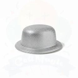 GORRO BOMBIN BRILLANTE - PLATEADO
