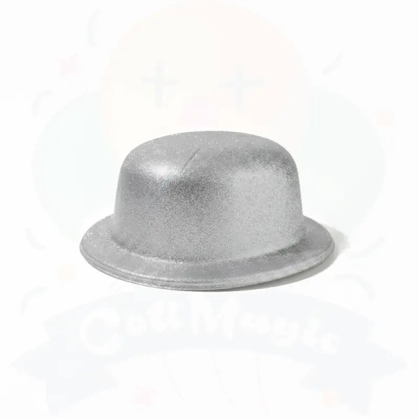 GORRO BOMBIN BRILLANTE - PLATEADO