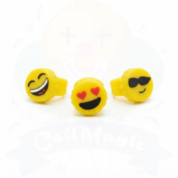 ANILLOS LED SILICONA EMOJI TAPITA