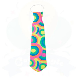 Corbatas Plasticas Fluo Estampadas | COTIMAGIC - Tu tienda de cotillón