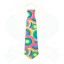 Corbatas Plasticas Fluo Estampadas | COTIMAGIC - Tu tienda de cotillón