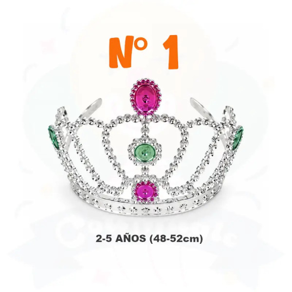 Corona Tiara Princesa II | COTIMAGIC - Tu tienda de cotillón