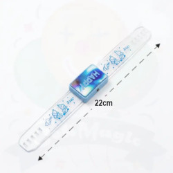 PULSERA LUMINOSA HAPPY - CELESTE