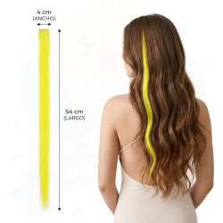 EXTENSIONES PELO FLUOR - AMARILLO